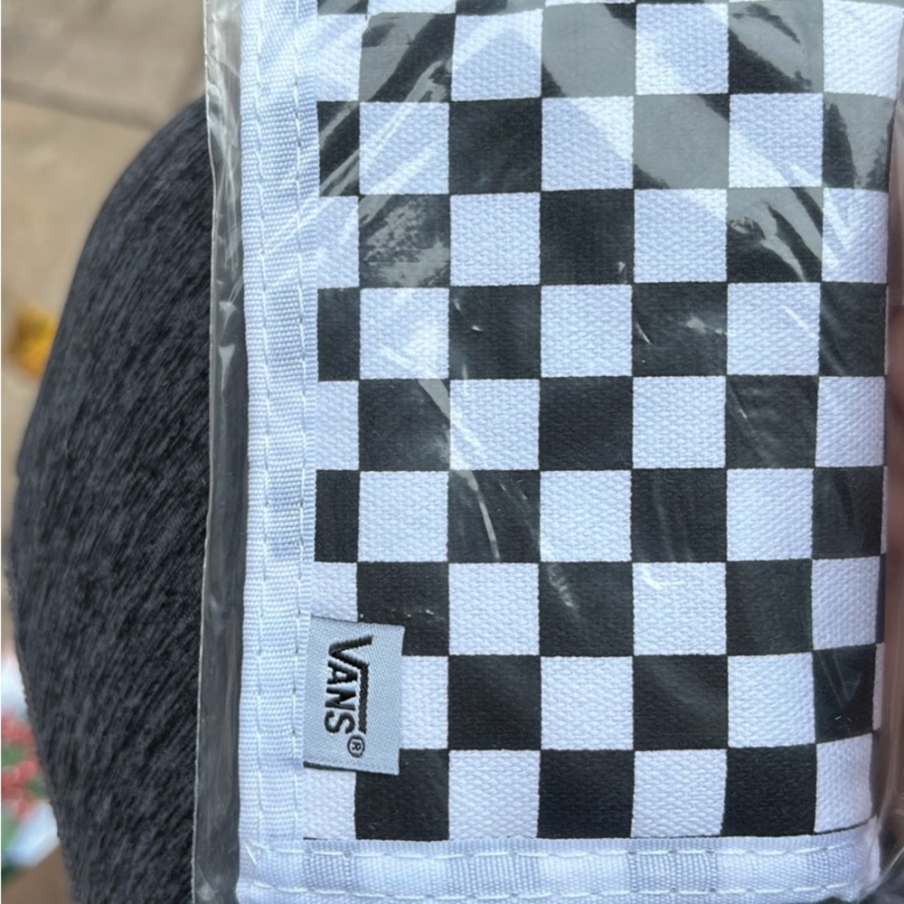 Vans Black and White Checkered Wallet